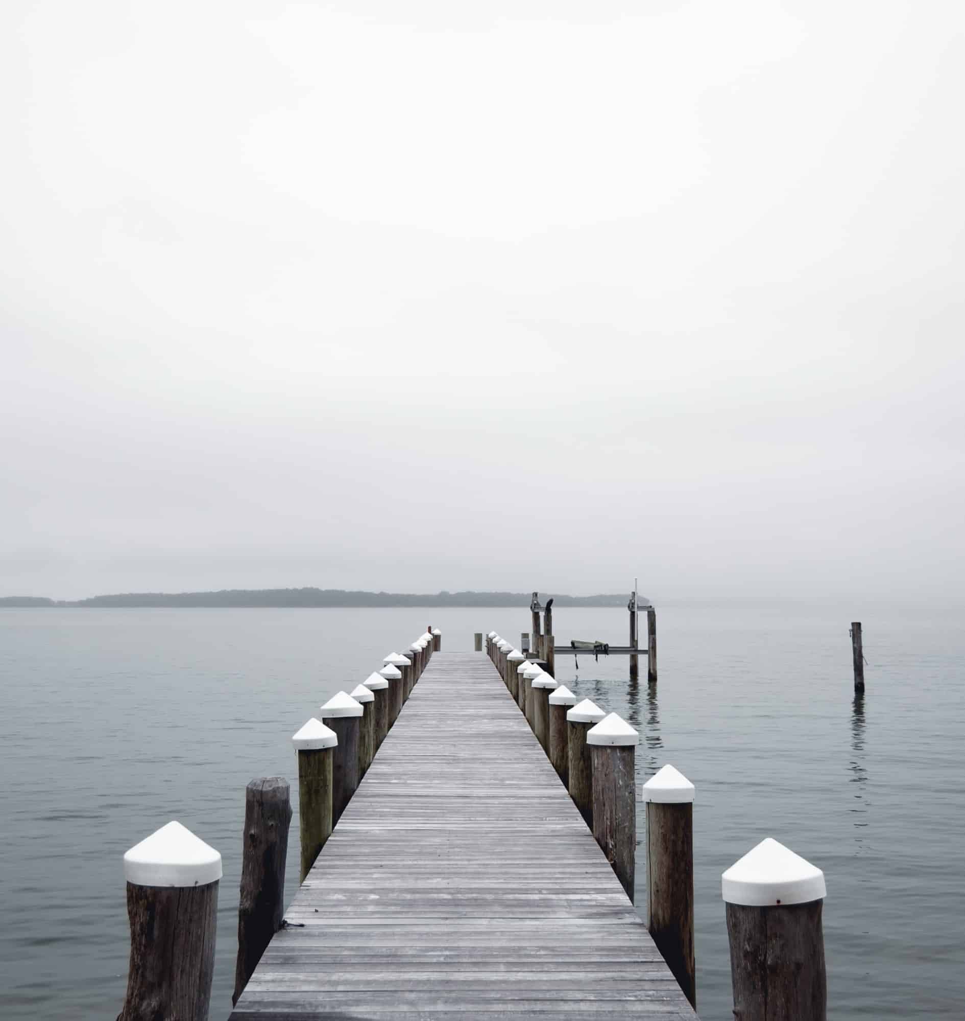 View from a dock on New York Harbor - Sea Amber